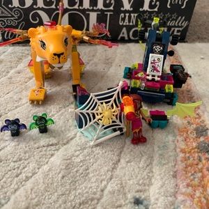 lego elves “Azari and the fire lion capture”